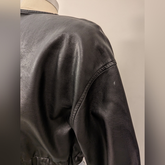 Zara cropped leather top - Picture 7 of 7